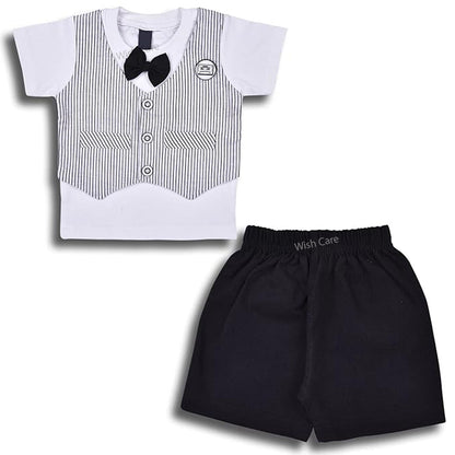 Baby Boys Pure Cotton T-Shirt & Shorts Set