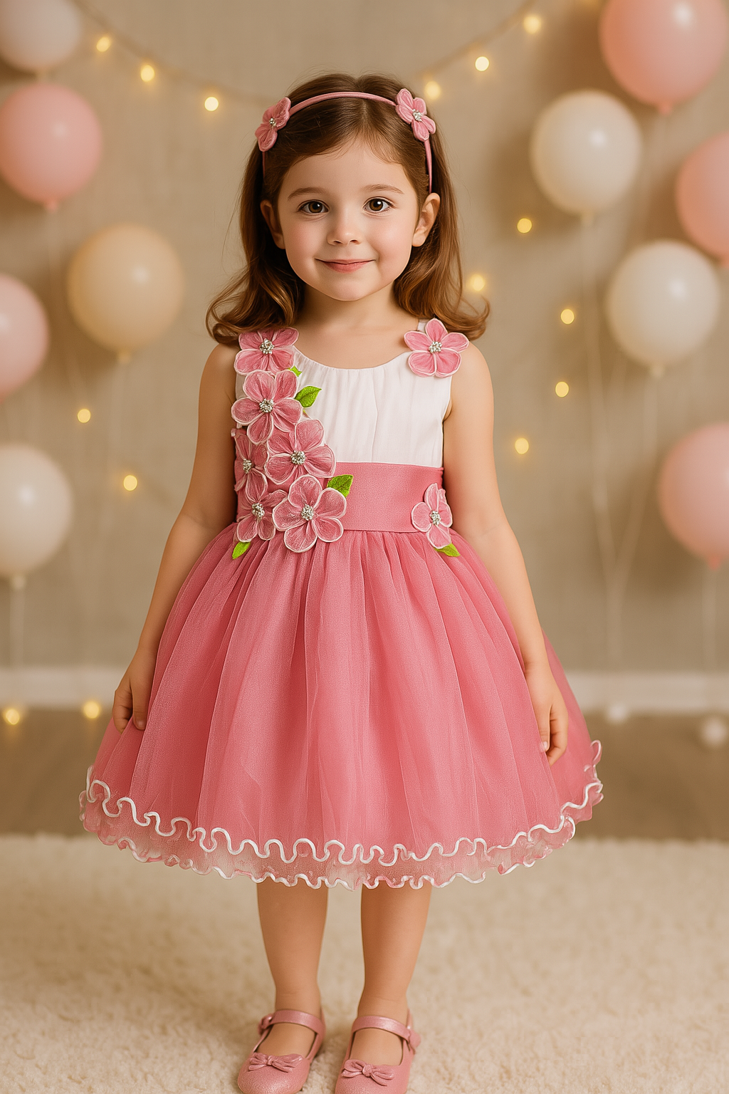 Wish Karo Baby Girls Unicorn Dress Frock