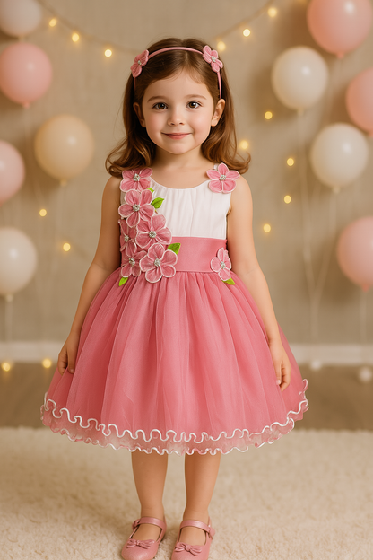 Wish Karo Baby Girls Unicorn Dress Frock