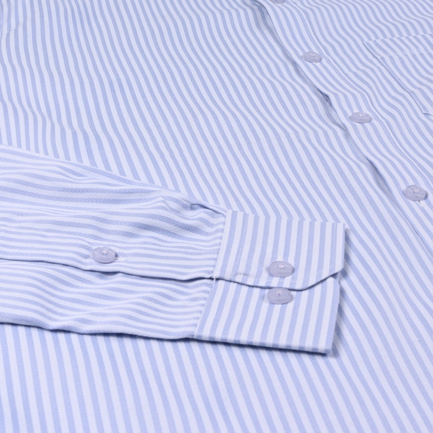Men’s Cotton Blend Striped Shirt with Full Sleeves