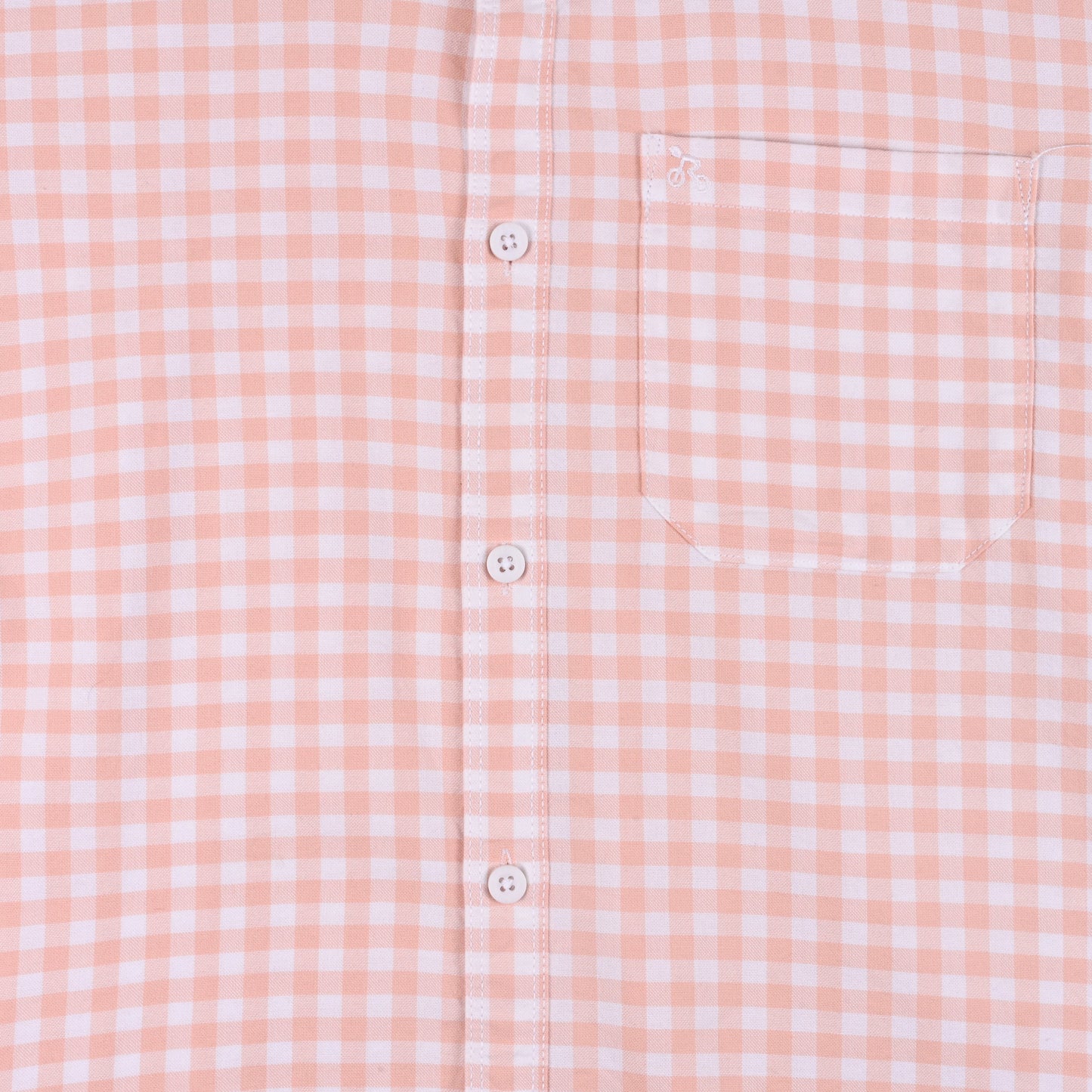Men’s Cotton Blend Checkered Shirt with Long Sleeves