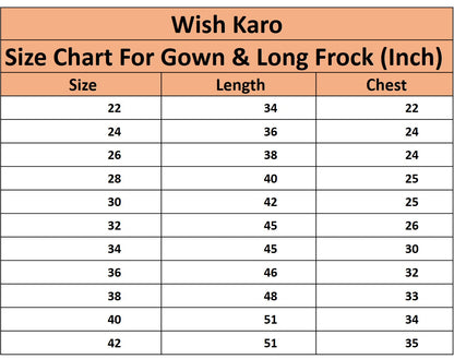 Girls Party Wear Long Dress Gown LF133t -  Wish Karo Dresses