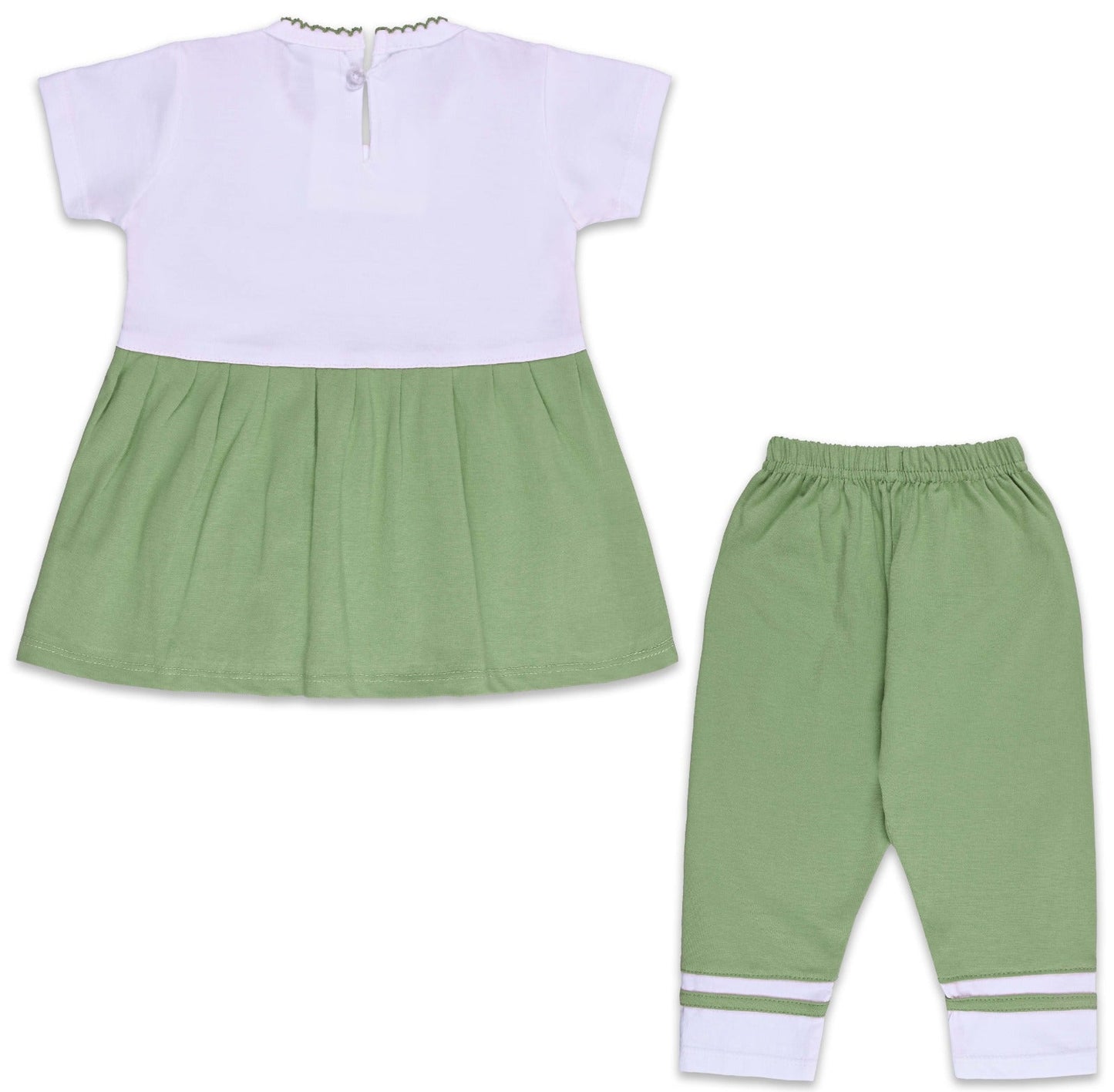 Baby Girls Applique Top and Pant Clothing Set