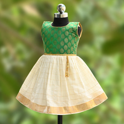 Buy Premium Onam Dress for Baby Girl Online | Girls Onam Dress | Girls Pongal Dress