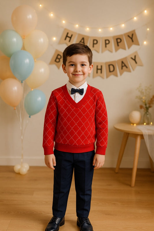 Jivzo Cotton Clothing Set for Baby Boys hfs700rd