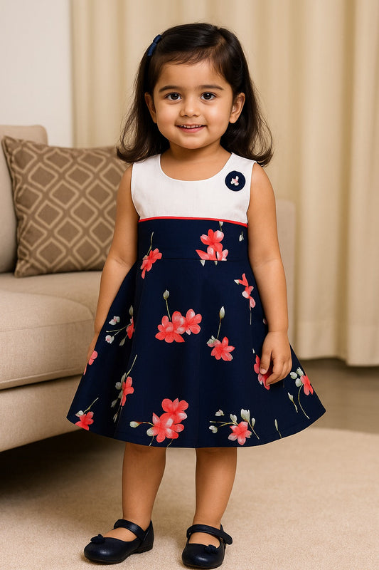 Baby Girls Midi/Knee Length Casual DressÂ 