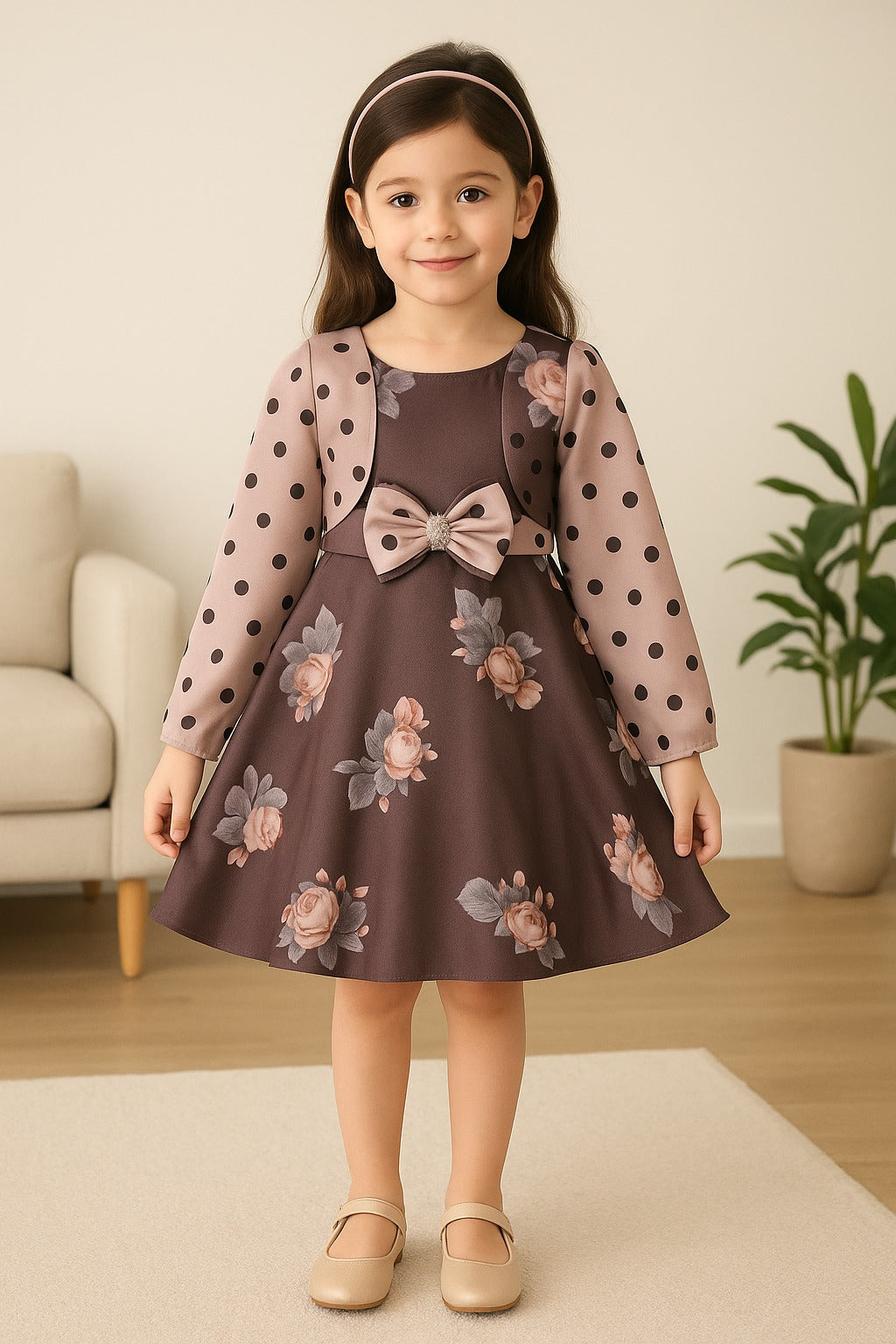 Jivzo Baby Girls Frock Dress-(fe2811bwnw)
