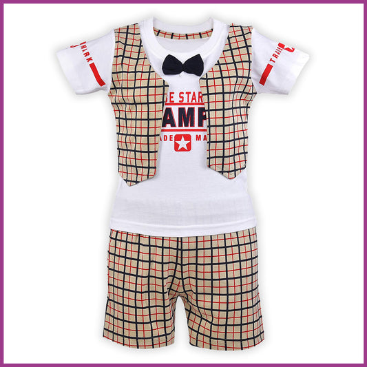 Jivzo Unisex Clothing Sets for Boys & Baby Girls-(bt17blk)