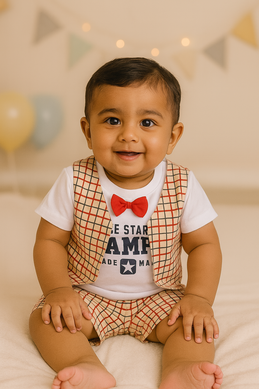 Jivzo Unisex Clothing Sets for Boys & Baby Girls-(bt17rd)