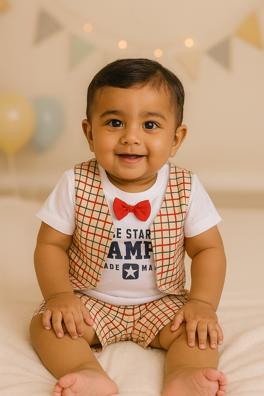 Jivzo Unisex Clothing Sets for Boys & Baby Girls-(bt17rd)