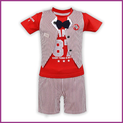 Jivzo Unisex Clothing Sets for Boys & Baby Girls-(bt20rd)