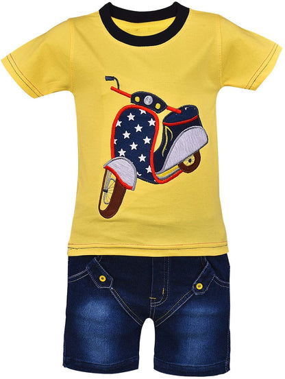 Jivzo Unisex Clothing Sets for Boys & Baby Girls-(bt22y)