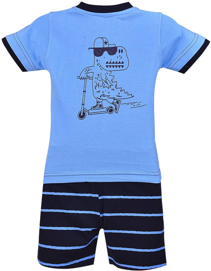 Jivzo Unisex Clothing Sets for Baby Girls - Boys-(bt25blu)