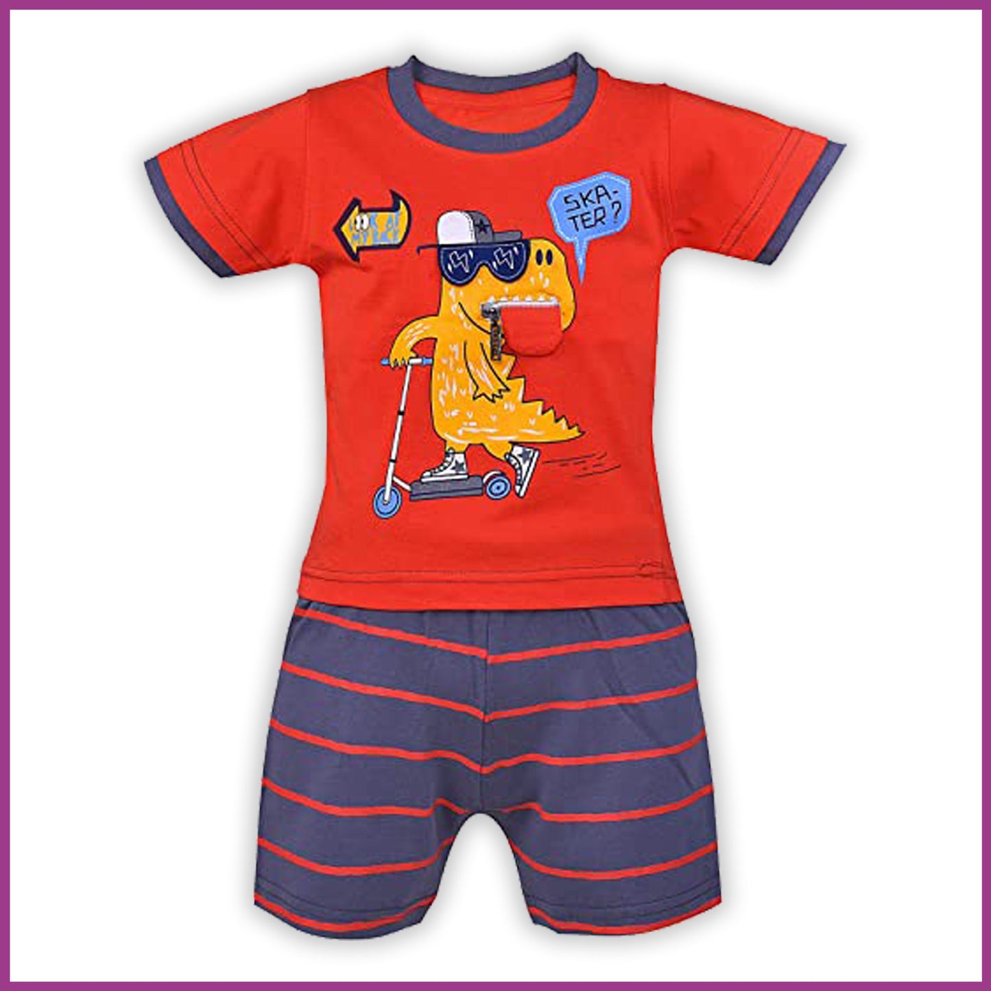 Jivzo Unisex Clothing Sets for Baby - Boys Girls -(bt25rd)