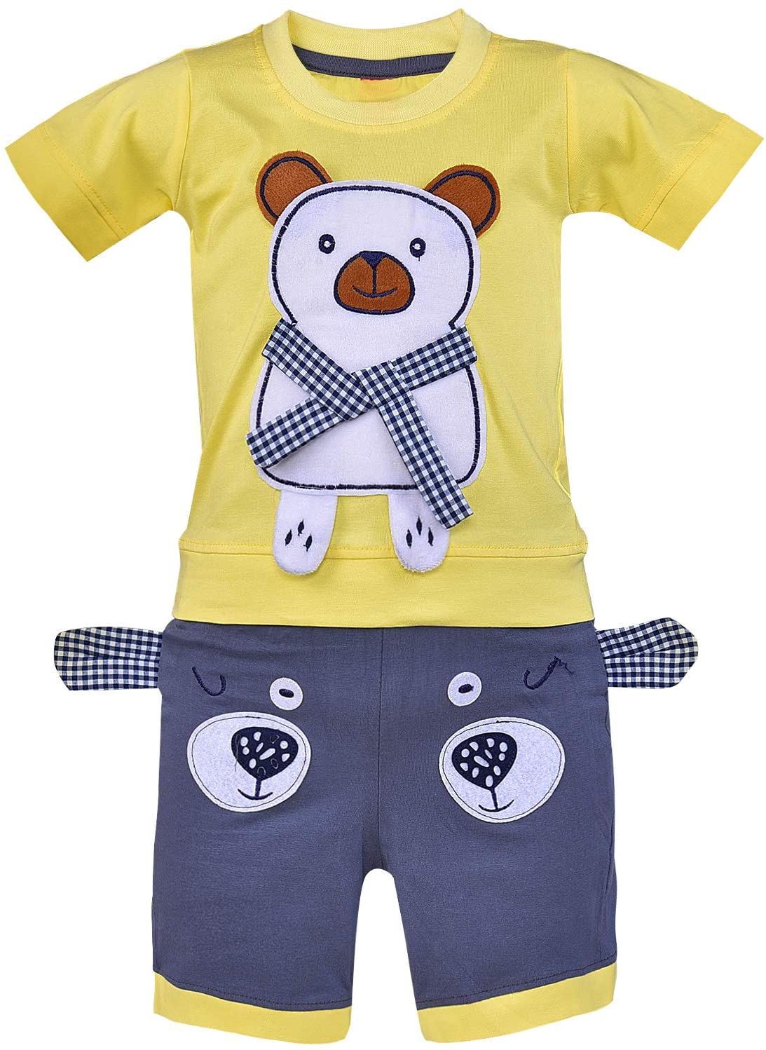Jivzo Unisex Clothing Sets for Baby Girls - Boys-(bt26y)