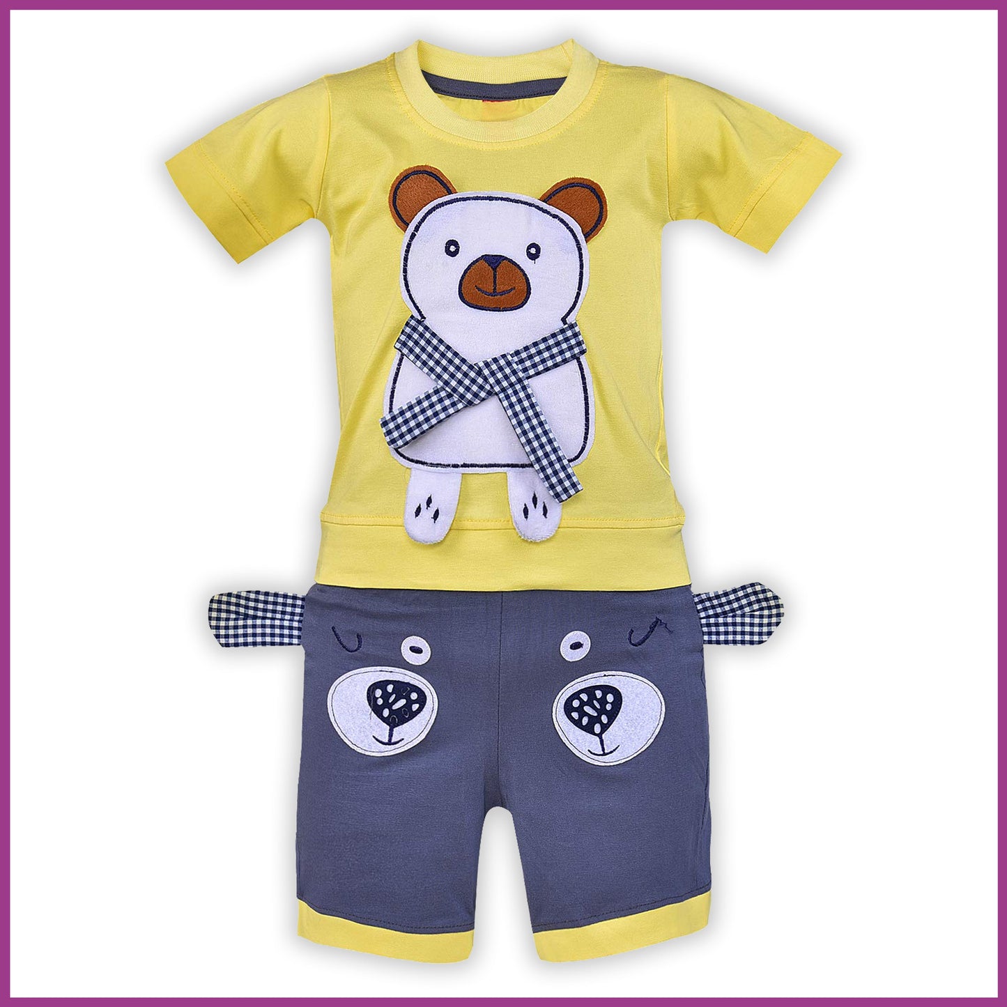 Jivzo Unisex Clothing Sets for Baby Girls - Boys-(bt26y)