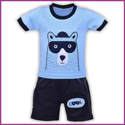 Jivzo Unisex Clothing Sets for Baby - Boys Girls -(bt27blu)