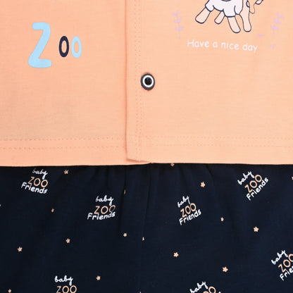 Kids Unisex Hosiery Cotton T-Shirt & Shorts Set