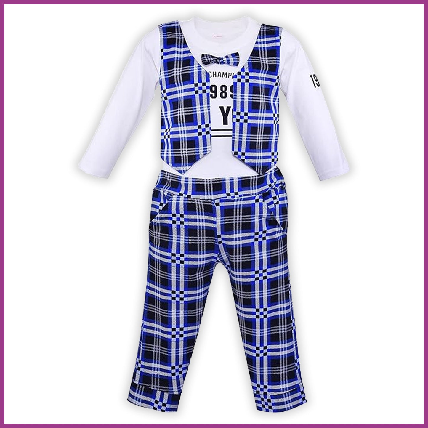 Premium Baby Boys T-Shirt And Pant For Boys-(bt503blu)