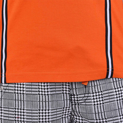 Jivzo Clothing Set Boys T-Shirt and Short-(bt52org)