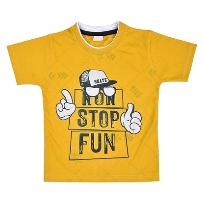 Baby Boys Casual Printed T-shirt and Shorts Clothing Set