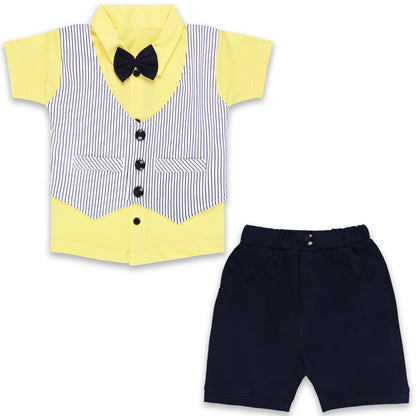 Baby Boys Pure Cotton T-Shirt & Shorts Set