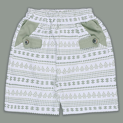 Boys Cotton T-shirt and Shorts Partywear Set