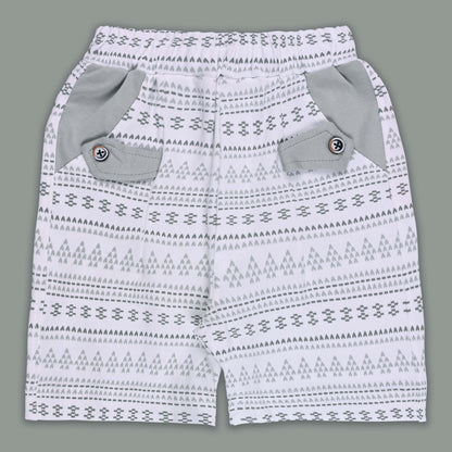Boys Cotton T-shirt and Shorts Partywear Set