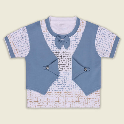 Boys Cotton T-shirt and Shorts Partywear Set bt827