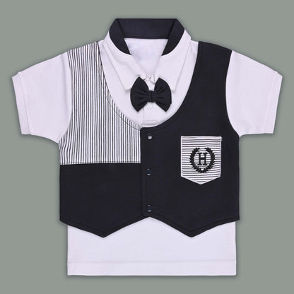 Boys Cotton T-shirt and Shorts Partywear Set bt830