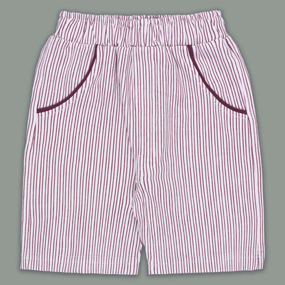 Boys Cotton T-shirt and Shorts Partywear Set bt830