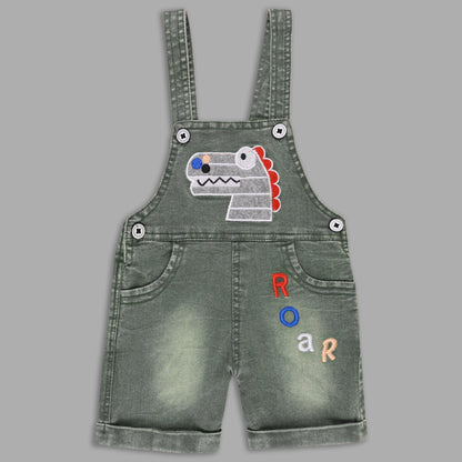 Boys Striped T-shirt and Denim Dungaree Set