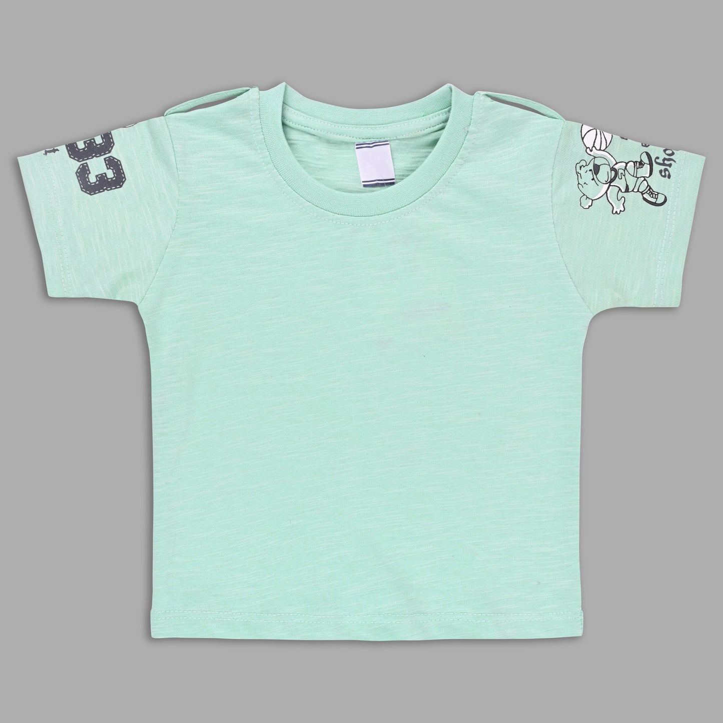 Boys Striped T-shirt and Denim Dungaree Set
