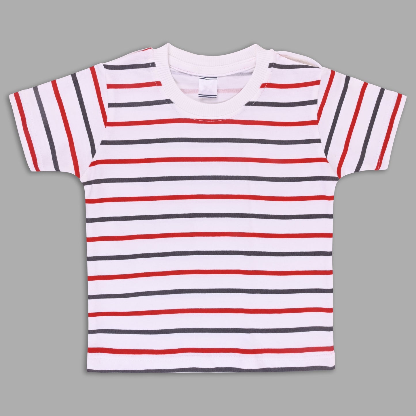Boys Striped T-shirt and Denim Dungaree Set