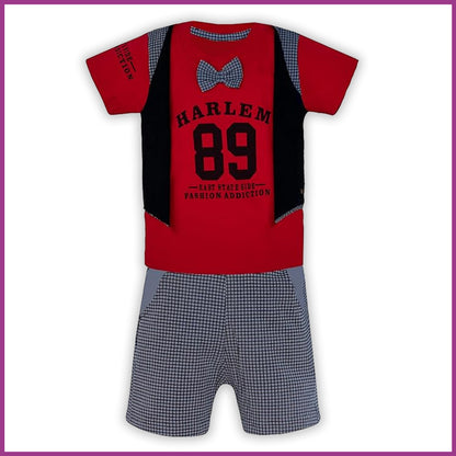 Premium Boys Clothing Set For Kids-(bt88red)