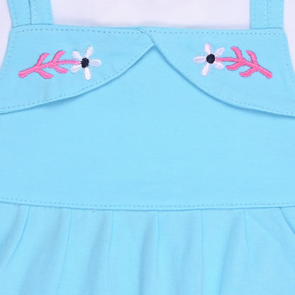Baby Girls Applique A-Line Frock Dress With Brief