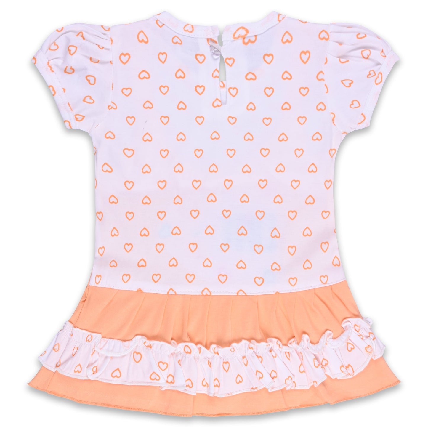 Baby Girls Printed A-Line Frock Dress With Brief