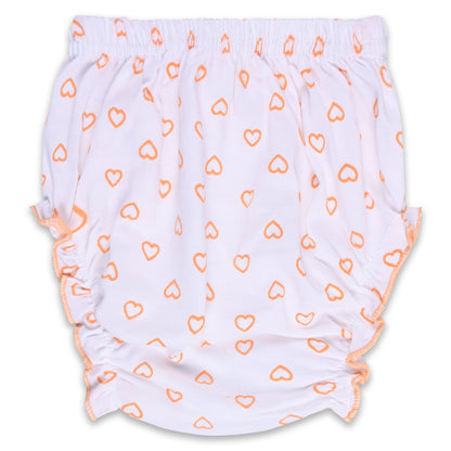Baby Girls Printed A-Line Frock Dress With Brief
