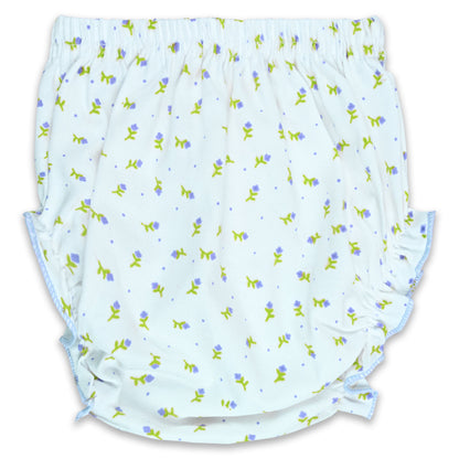 Baby Girls Embroidered A-Line Frock Dress with Brief