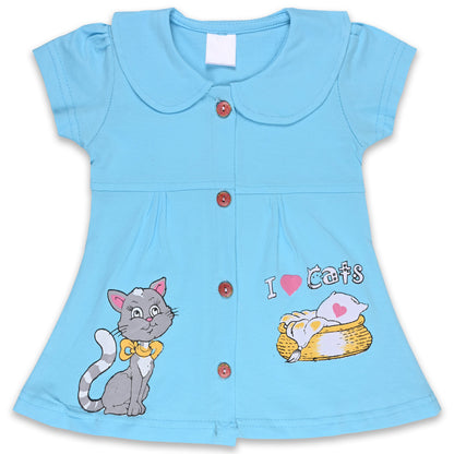 Baby Girls Graphic Print Top and Pant Clothing Set