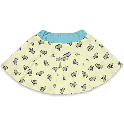 Girls Graphic Print Top and Skirt Clothing Set