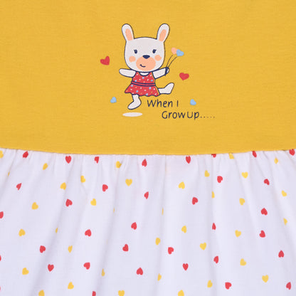 Girls Polka Dot Print A-Line dress
