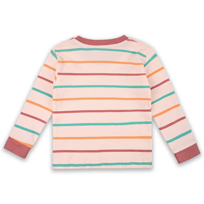 Baby Boys T-Shirt With A Printed Deign And Solid Pant