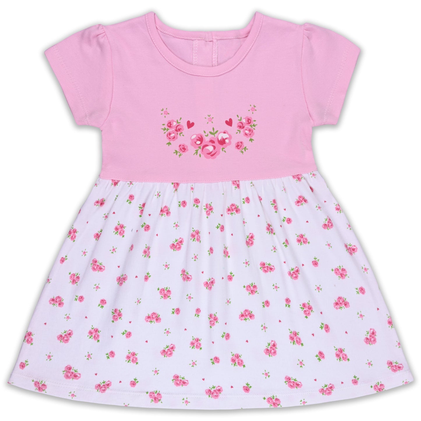 Girls Polka Dot Print A-Line dress