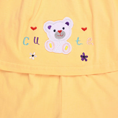 Girls Applique Top and Pant Summer Set