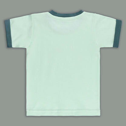 Boys Printed Cotton Tshirt and Shorts Set