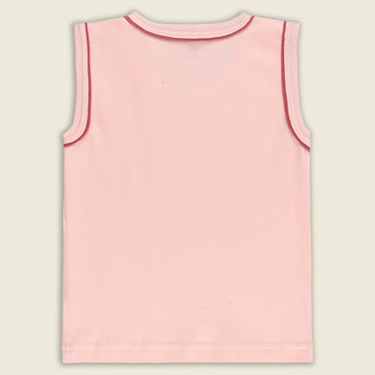 Boys Printed Cotton Tank Shirt and Shorts Set