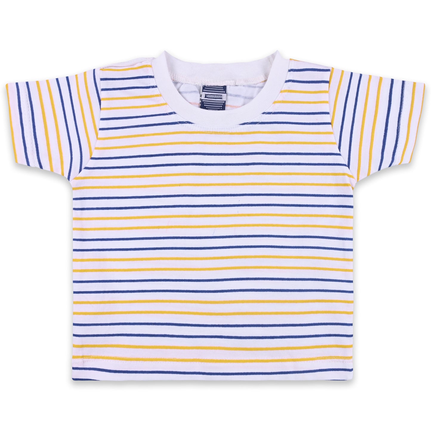 Baby Boys Striped T-Shirt and Shorts Dungaree Set
