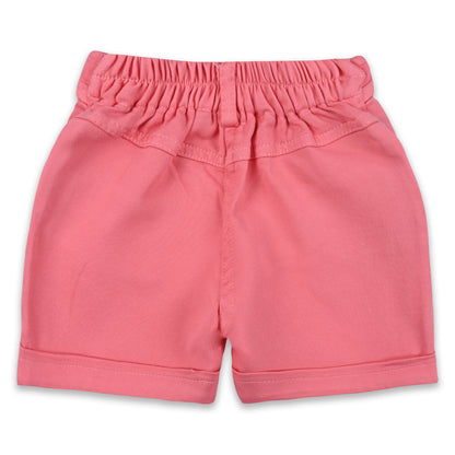 Girls Floral Print Top and Shorts Clothing Set
