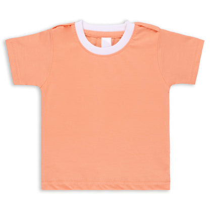Baby Boys Graphic Printed T-Shirt and Shorts Dungaree Set